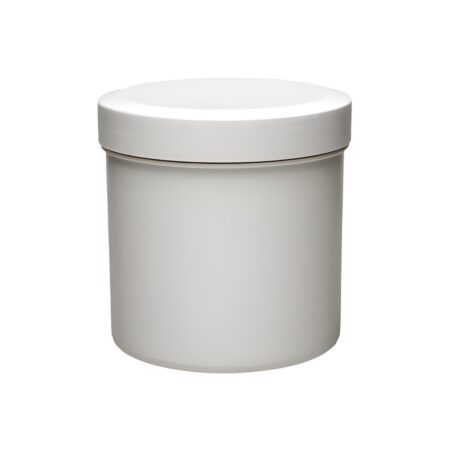 125 ml. hvid plast dåse
