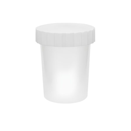 50 ml. plastdåse - gennemsigtig mat