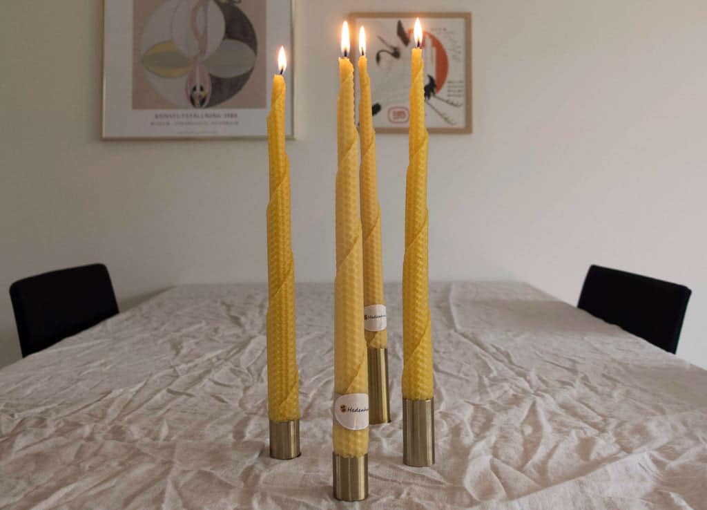 Rul selv bivoks lys i ferien