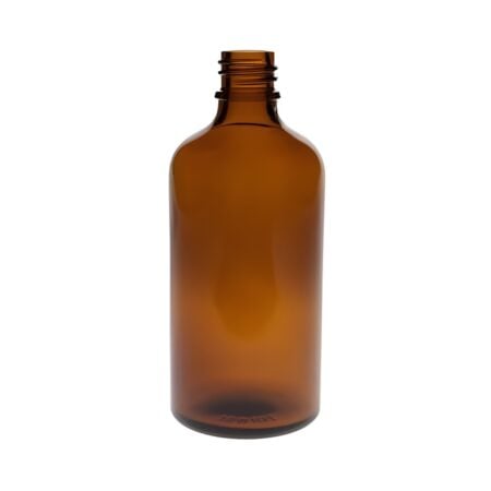 100 ml. brun glasflaske - DIN18