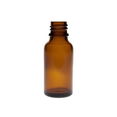 20 ml. brun glasflaske - DIN18