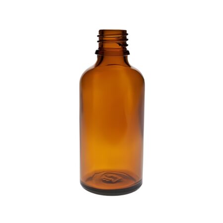 50 ml. brun glasflaske - DIN18