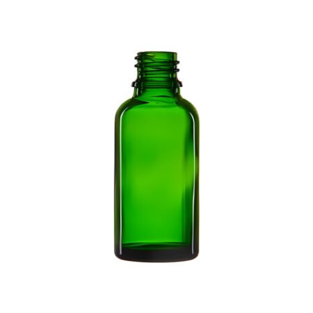 30 ml. grøn glasflaske - DIN18