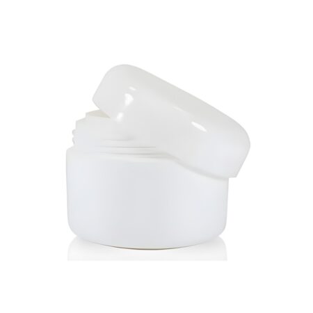 50 ml. hvid creme bøtte i plast
