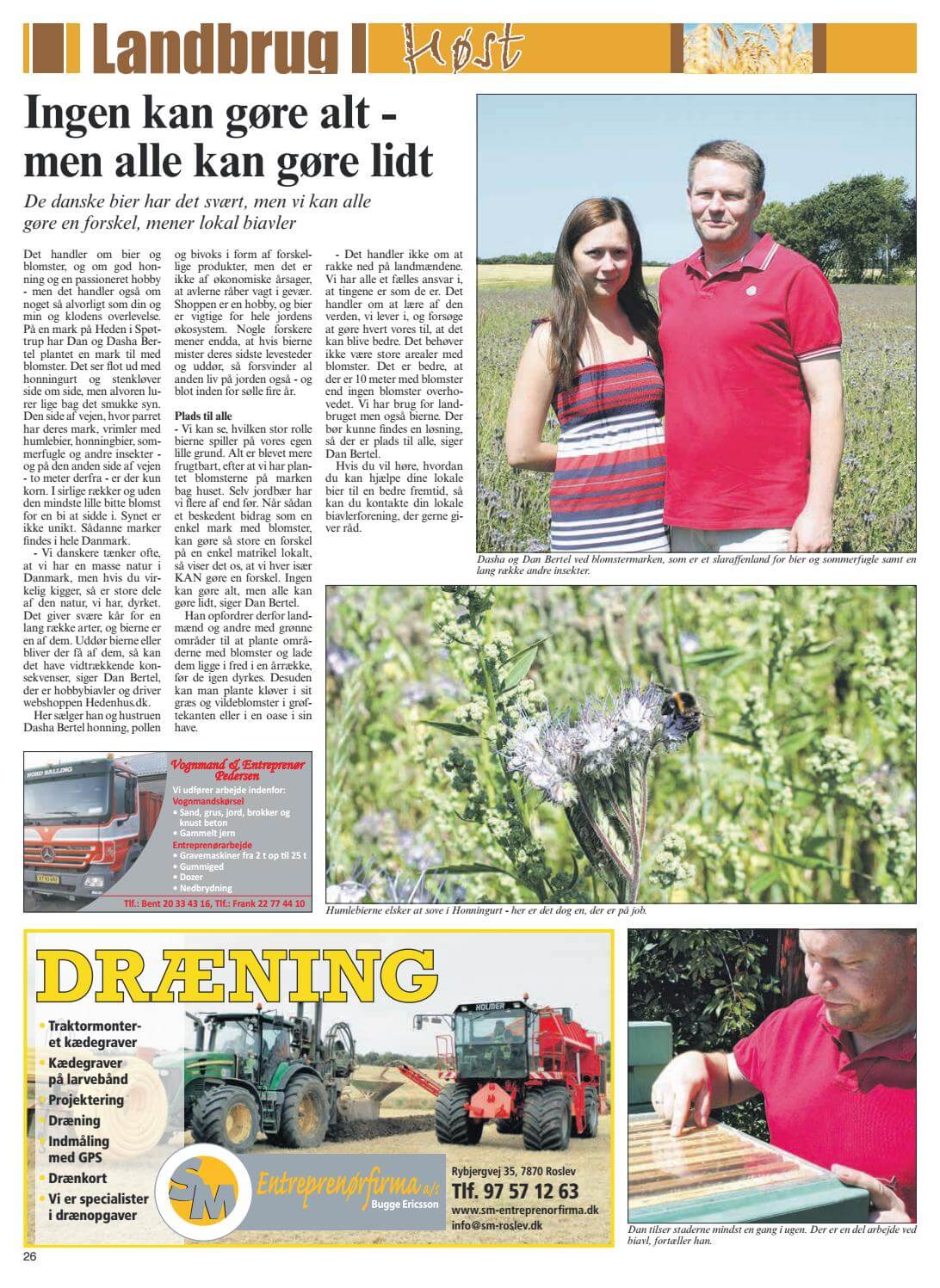 Hedenhus i lokalavisen