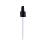 Sort låg med sort pipette 104 mm. - 100 ml. - DIN 18