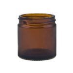 60 ml. creme bøtte / krukke i brunt glas uden skruelåg