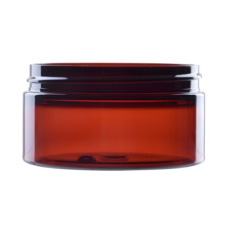 100 ml brun PET bøtte uden låg, gevind 70mm