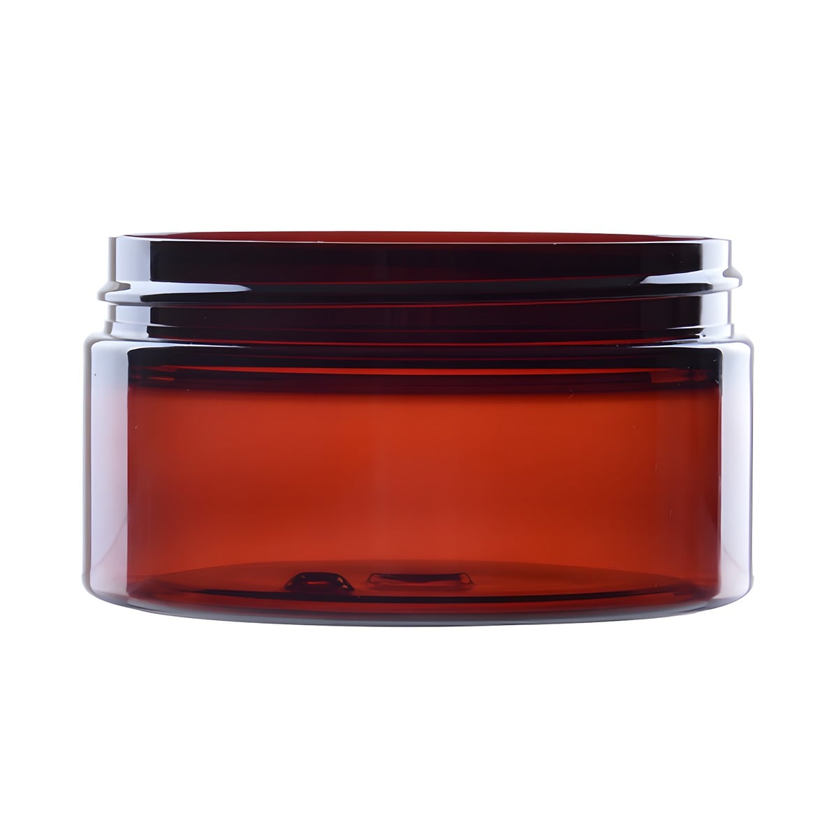 Plastbøtte 100 ml PET Brun - 70 mm gevind, let vægt, stærk, giftfri, genanvendelig - Hedenhus