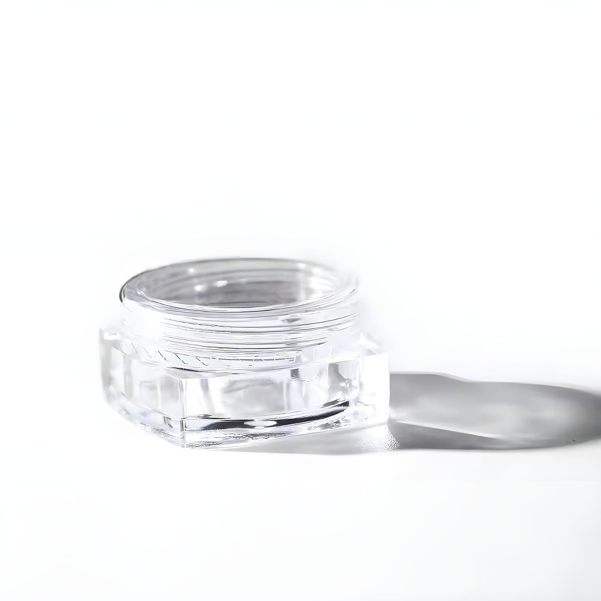 Plast bøtte med klar låg 5 ml firkantet PS plast 30x30x16 mm - Hedenhus - Genanvendelig, giftfri, kompakt design