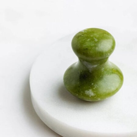Champi Gua Sha i Grøn Jade
