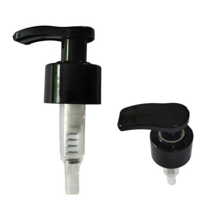Pumpe låg - Sort - bred, med lås - 250mm - 28/410