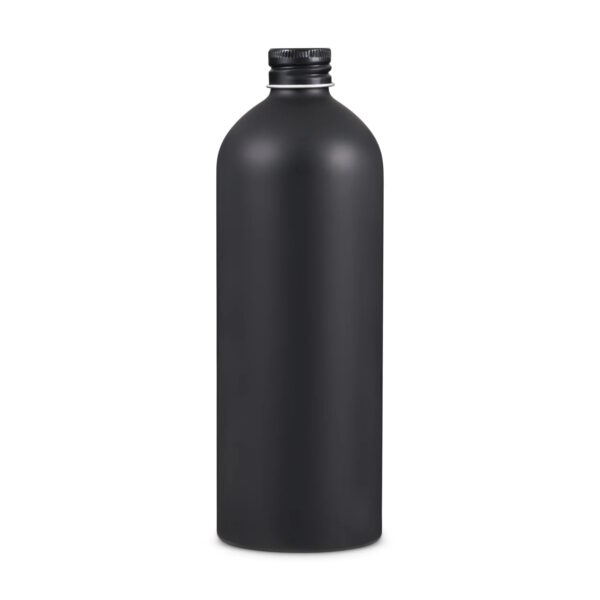 500 ml. mat sort aluminiumsflaske