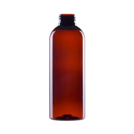 200 ml. brun plastflaske - PET - 24/410