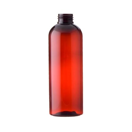 250 ml. brun plastflaske - PET - 24/410